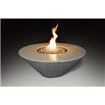 Olympus Round Fire Pit Table - White