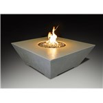 Olympus Square Fire Pit Table - Bone