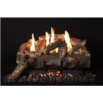 24" Vent-Free Weathered Oak Log Set