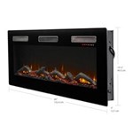 Sierra 60" Wall/BuiltIn Linear Fireplace