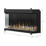 50" Bold Electric Fireplace Insert