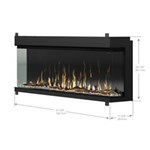 60" Bold Electric Fireplace Insert