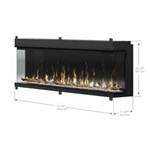 74" Bold Electric Fireplace Insert