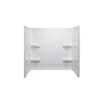 ACR WALL SURROUND 27X54X59 WHT