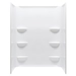 ACR WALL SURROUND 48X34X69 WHT