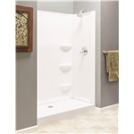 ACR WALL SURROUND 48X34X69 WHT