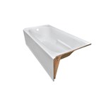 ACR TUB 60X30X16 LH WHT