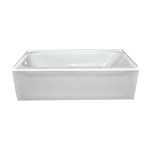 ACR TUB 60X30X16 LH WHT