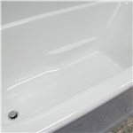 ACR TUB 60X30X16 LH WHT