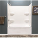 ACR TUB 60X30X16 LH WHT