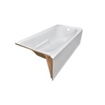 ACR TUB 60X30X16 RH WHT