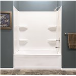 ACR TUB 60X30X16 RH WHT