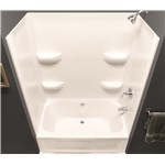 60X30X59 TUB WALL BISCUIT