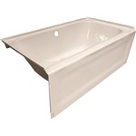 54X30X19 TUB CTR DRAIN BISCUIT