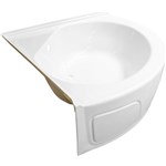 ACR CORNER TUB 54X54X19.5 WHT