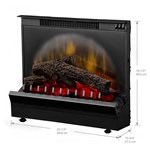 23" Standard Electric Fireplace Insert