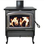 Model 21 Wood Stove - Pewter Door