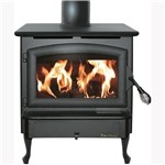 Model 21 Wood Stove - Black Door