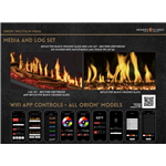 42" Orion Traditional Electric Fireplace