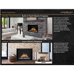 42" Orion Traditional Electric Fireplace